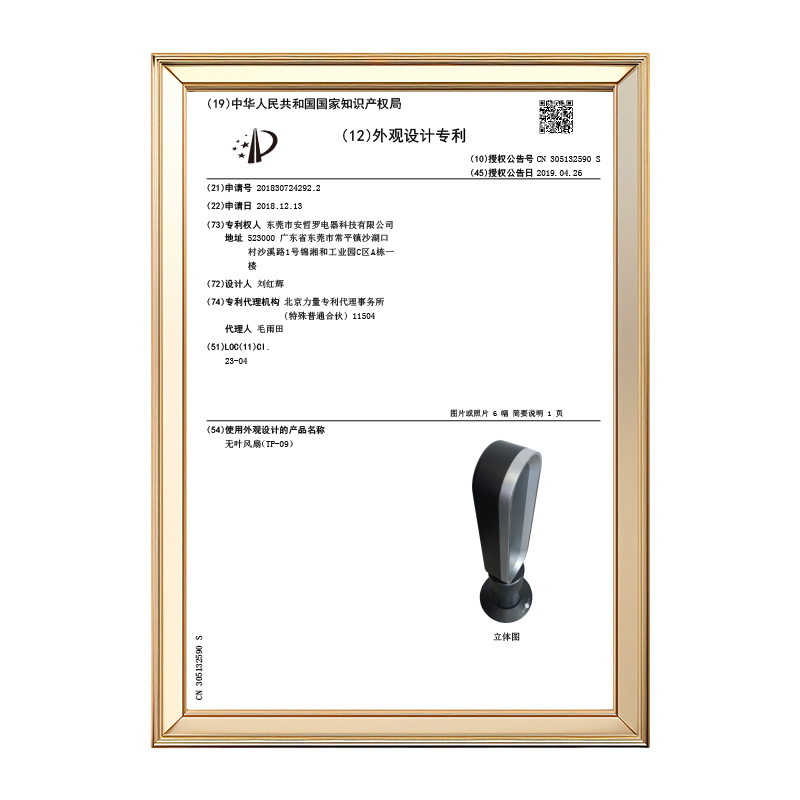 Original Chinese design patent publication CN 305132590 S